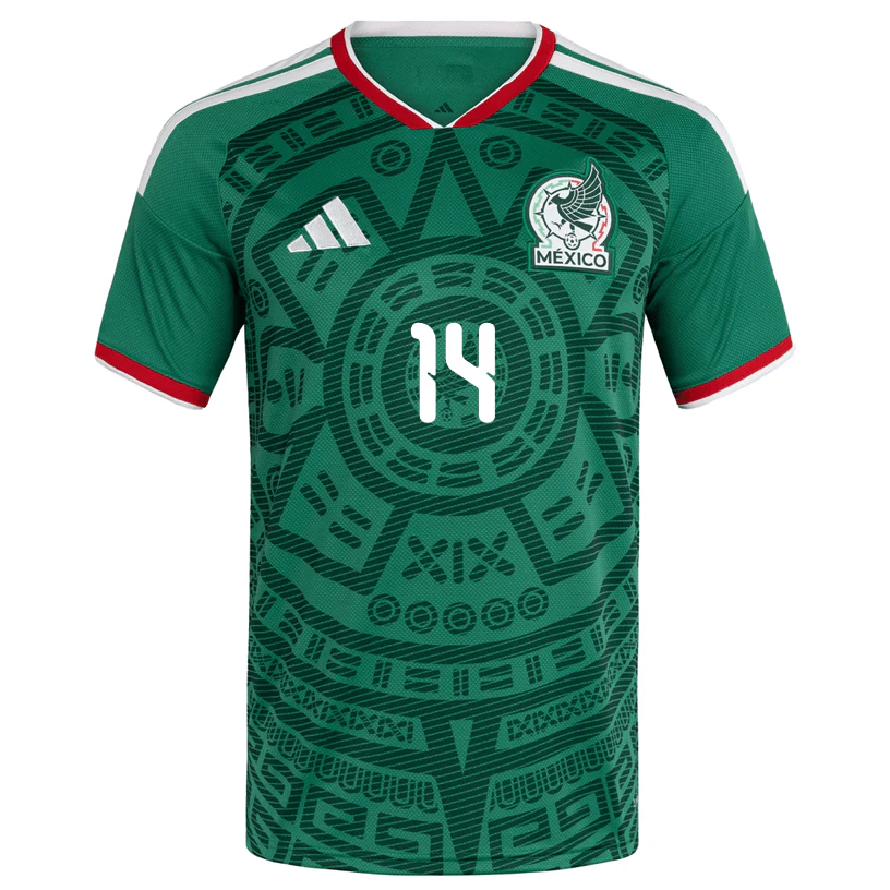 adidas Men's Chicharito Mexico Authentic Home 2026 World Cup Jersey (Bold Green) - Image 2