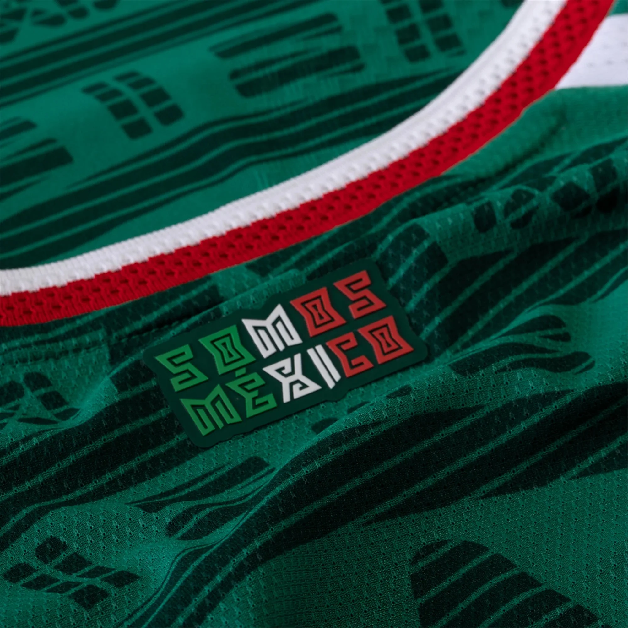 adidas Men's L. Chavez Mexico Authentic Home 2026 World Cup Jersey (Bold Green) - Image 6