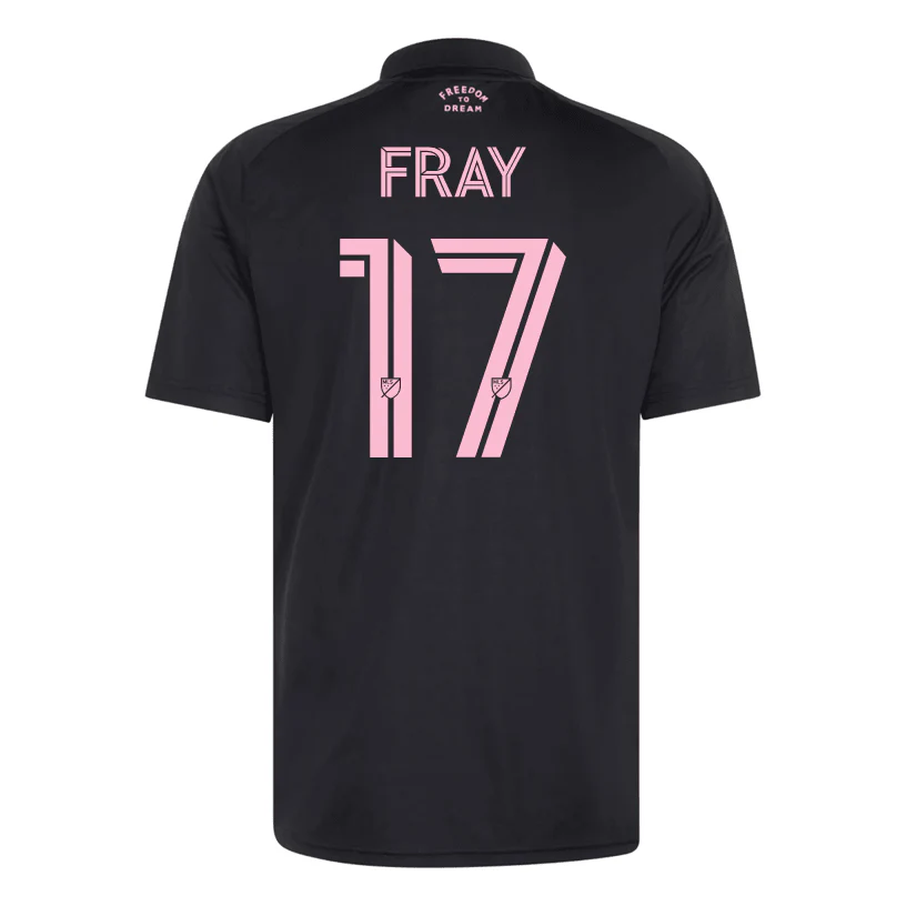 adidas Men's Fray Inter Miami CF 26/27 Away Jersey (Black/Pink)
