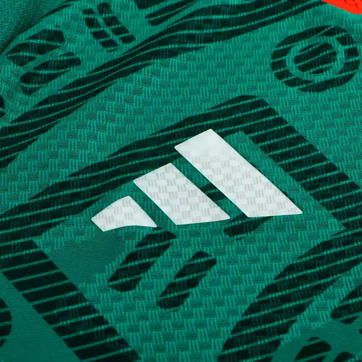 adidas Men's J. Corona Mexico Long-Sleeve Authentic Home Jersey 2026 (Bold Green) - Image 4