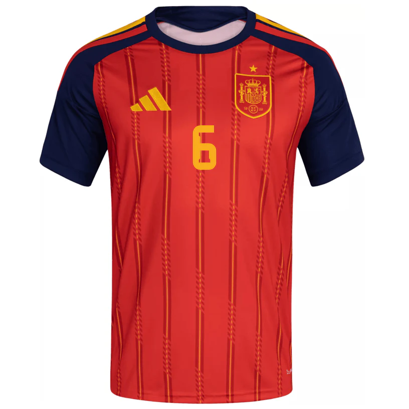 adidas Men's Gavi Spain World Cup Home Jersey 2026 (Vivid Red) - Image 2