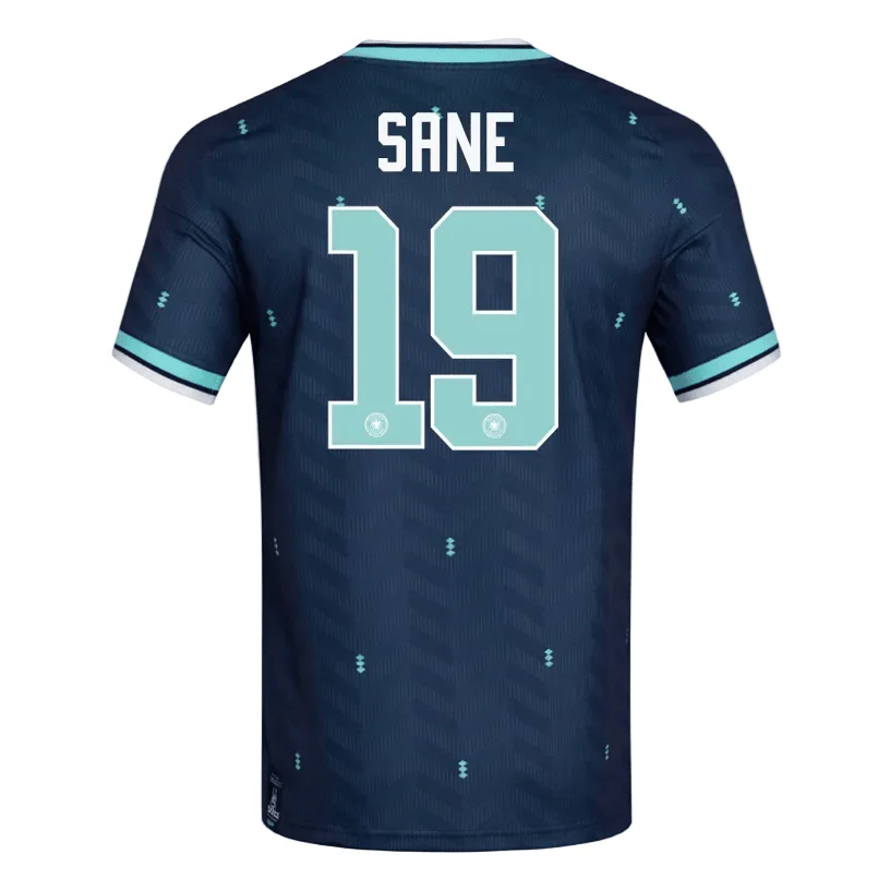adidas Men's Germany Sane Away 2026 Stadium Jersey 2026 (Navy)