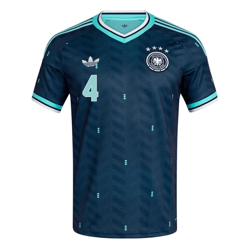 adidas Men's Germany Tah Away 2026 Stadium Jersey 2026 (Navy) - Image 2