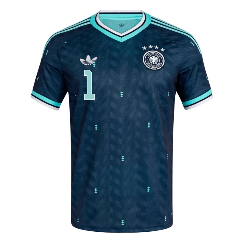 adidas Men's Germany Ter Stegen Away 2026 Stadium Jersey 2026 (Navy) - Image 2