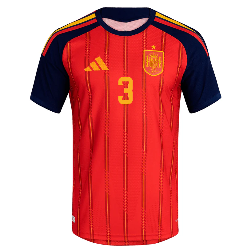 adidas Men's Grimaldo Spain Authentic World Cup Home Jersey 2026 (Vivid Red) - Image 2