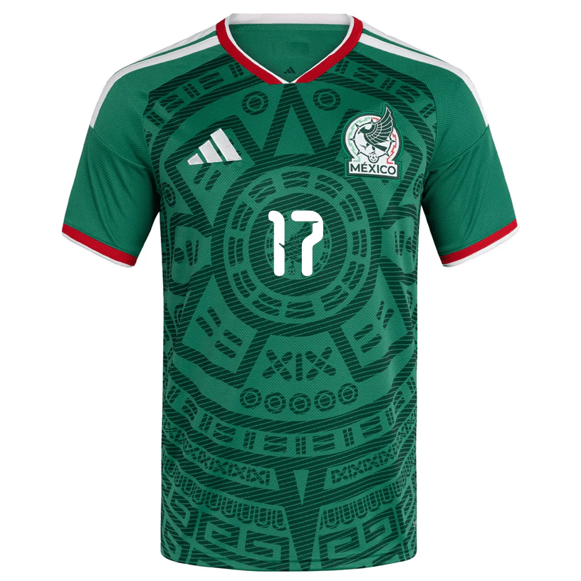 adidas Men's J. Corona Mexico Authentic Home 2026 World Cup Jersey (Bold Green) - Image 2