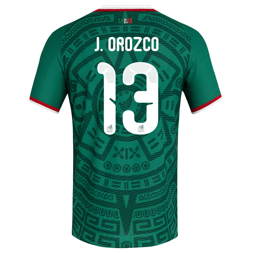 adidas Men's J. Orozco Mexico Authentic Home 2026 World Cup Jersey (Bold Green)