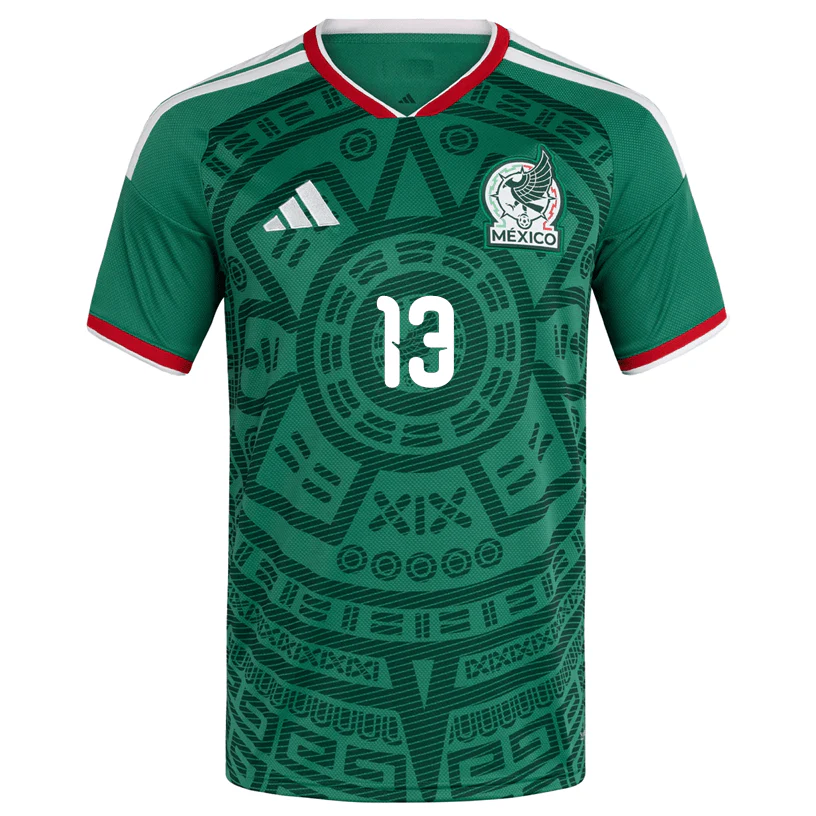 adidas Men's J. Orozco Mexico Authentic Home 2026 World Cup Jersey (Bold Green) - Image 2