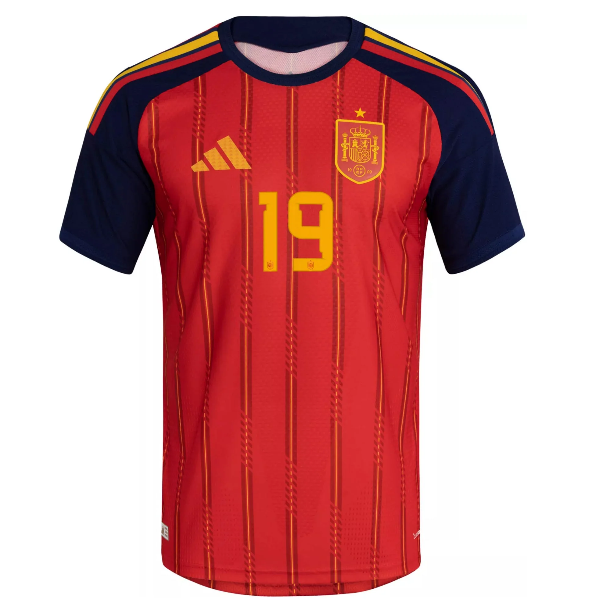 adidas Men's Lamine Yamal Spain Authentic World Cup Home Jersey 2026 (Vivid Red) - Image 2