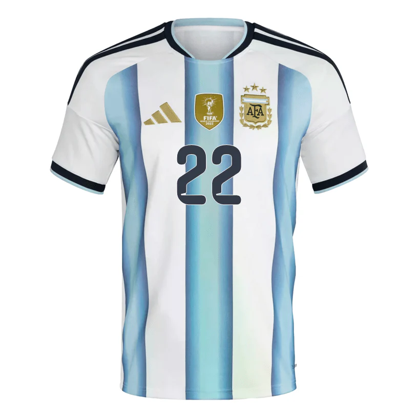 adidas Men's Lautaro Argentina 2026 Home World Cup Jersey (White/Icey Light Blue) - Image 2