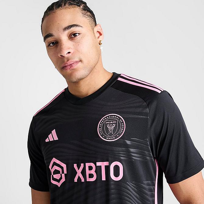 adidas Benja Cremaschi Inter Miami Away Jersey 23/24 (Black/True Pink) - Image 3