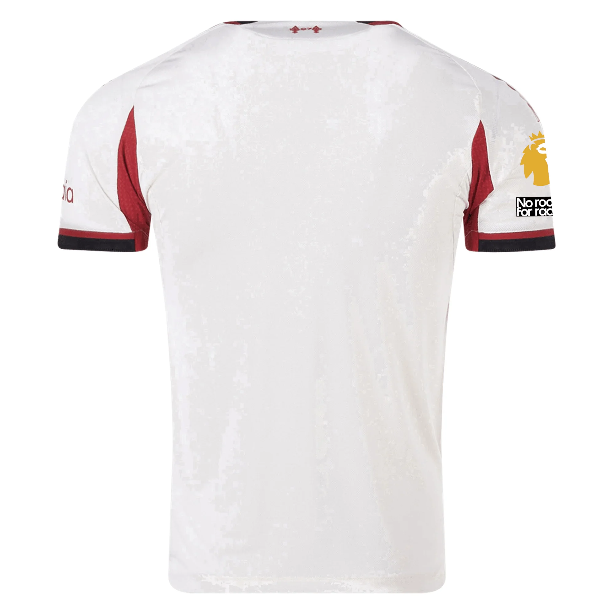 adidas Men's Liverpool Authentic Away Jersey w/ EPL + No Room For Racism Patches 25/26 (Wonder White) - Image 2