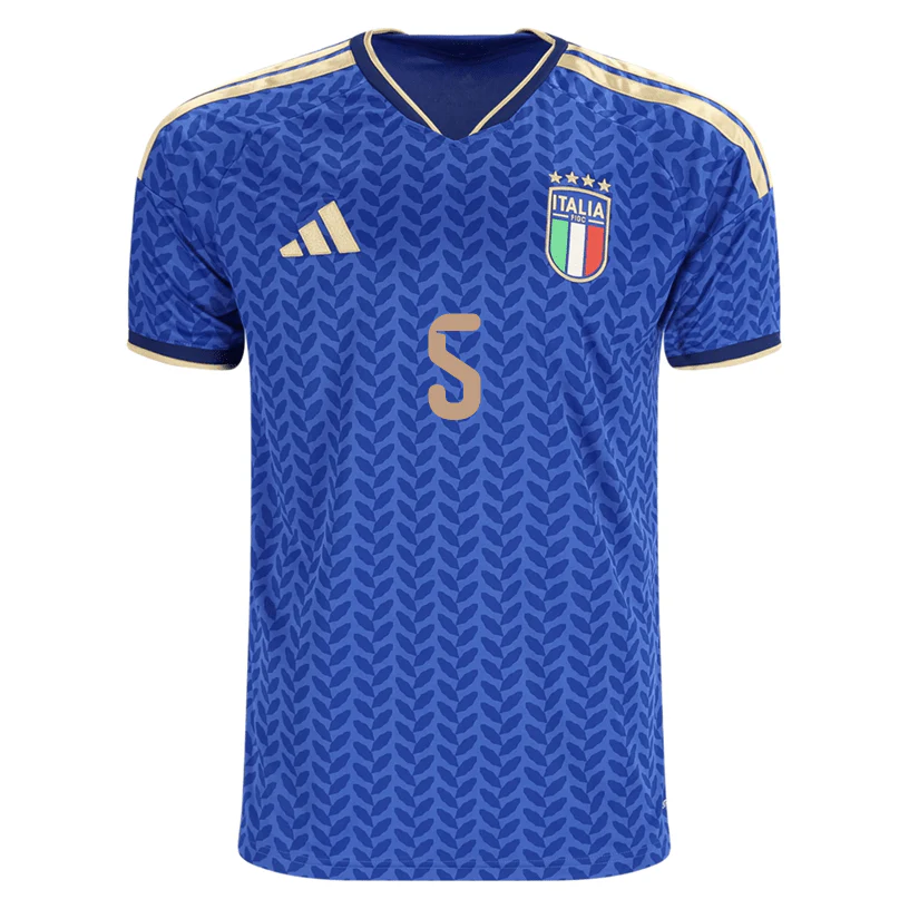 adidas Men's Locatelli Italy Home Stadium Jersey 2026 (Bold Blue) - Image 2