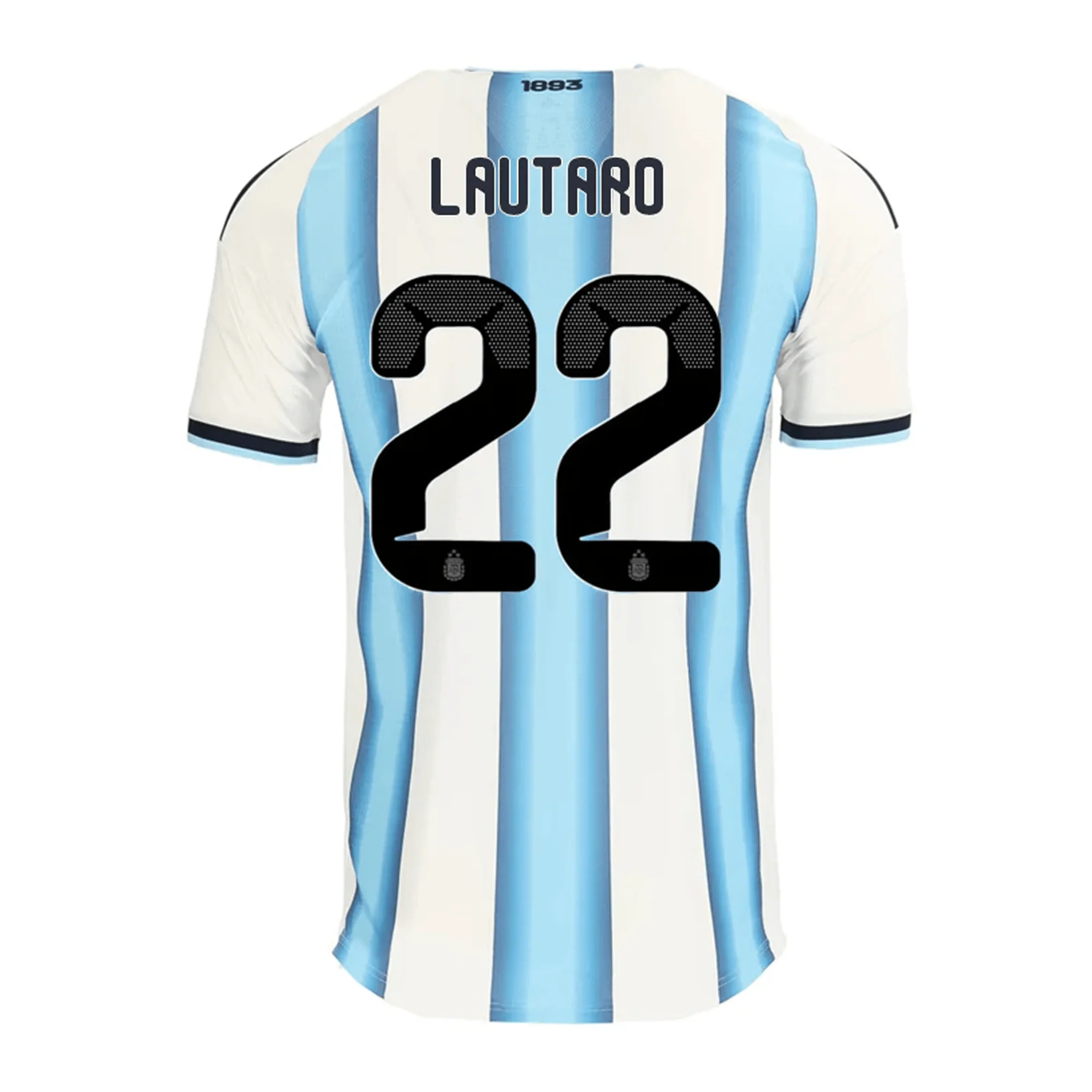 adidas Men's Lautaro Argentina Match Authentic Player 2026 Home Jersey (White/Icy Blue)