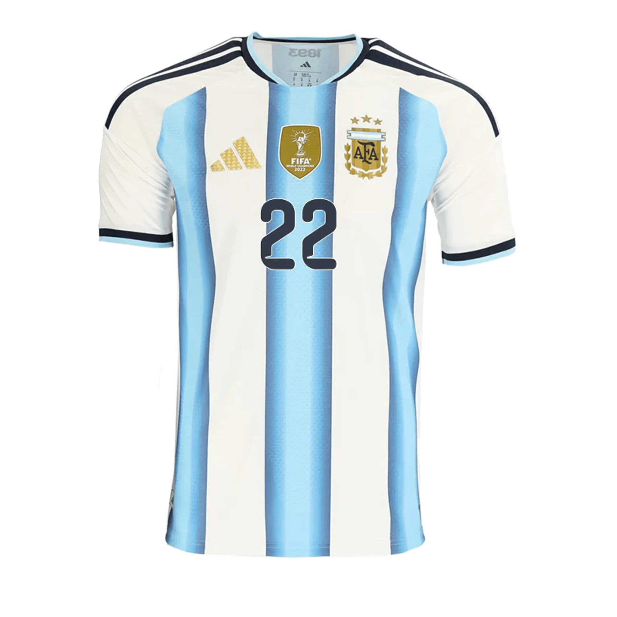 adidas Men's Lautaro Argentina Match Authentic Player 2026 Home Jersey (White/Icy Blue) - Image 2