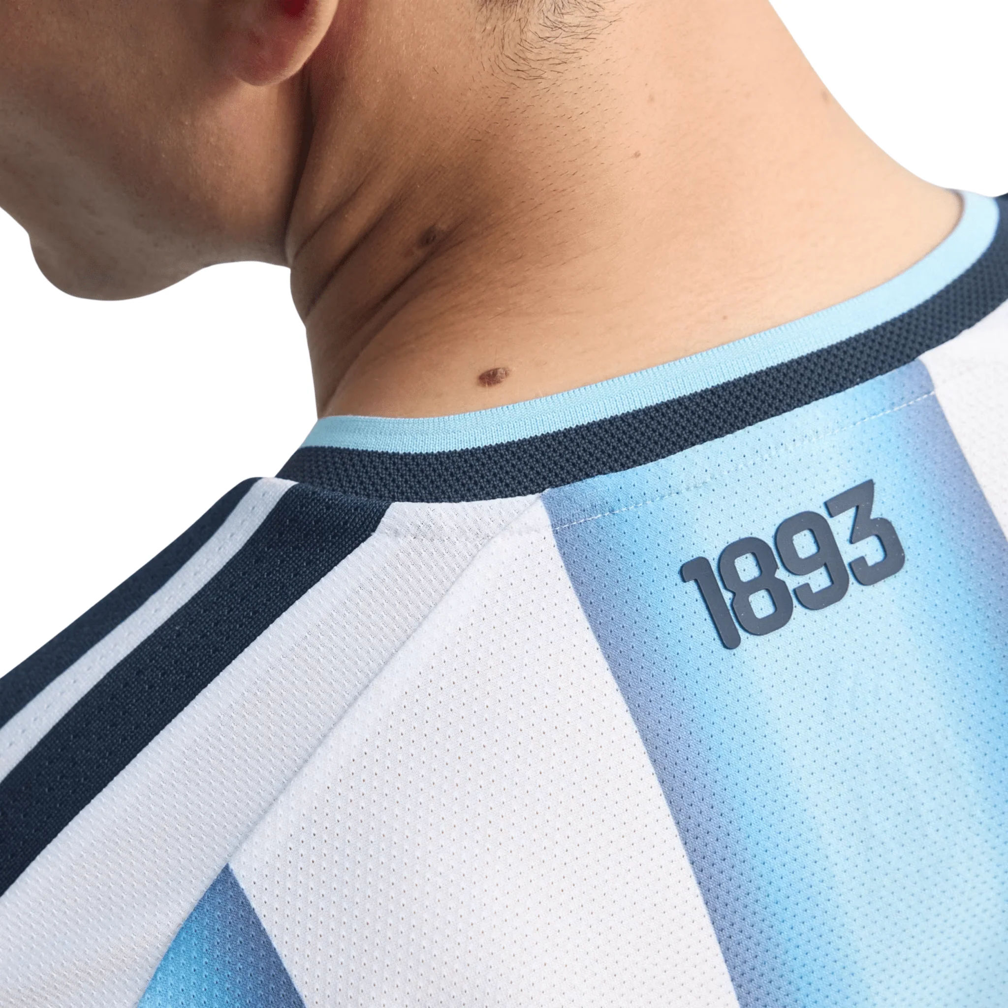 adidas Men's Fernandez Argentina Match Authentic Player 2026 Home Jersey (White/Icy Blue) - Image 4