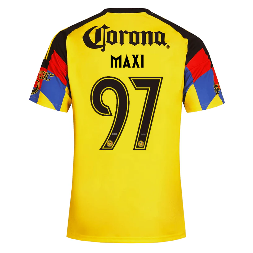 adidas Men's Maxi Club America Home Jersey 25/26 (Yellow)