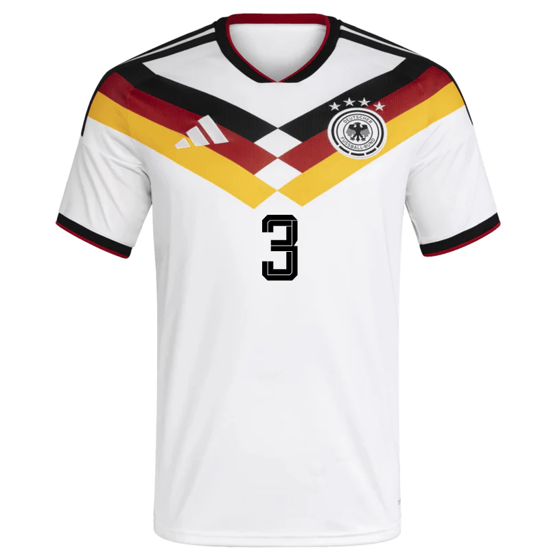 adidas Men's Mittelstadt Germany Home World Cup Jersey 2026 (White/Black) - Image 2