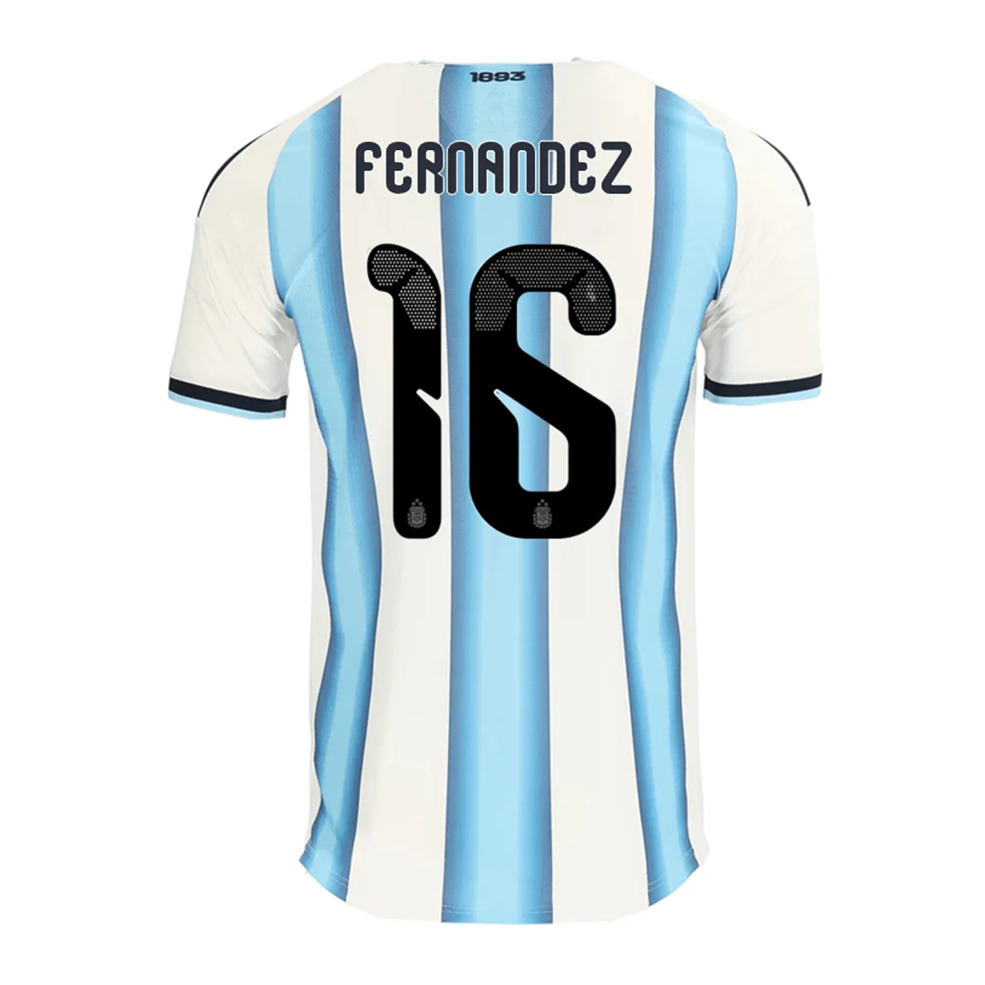 adidas Men's Molina Argentina Match Authentic Player 2026 Home Jersey (White/Icy Blue)