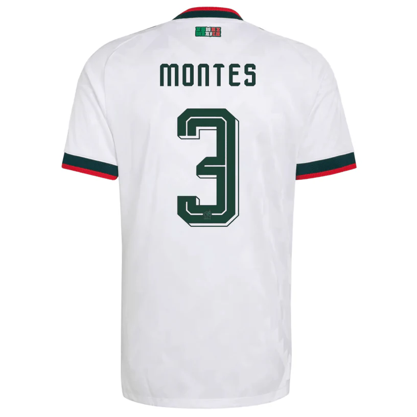 adidas Men's Mexico Montes Authentic Match Away Jersey 2026 (White)
