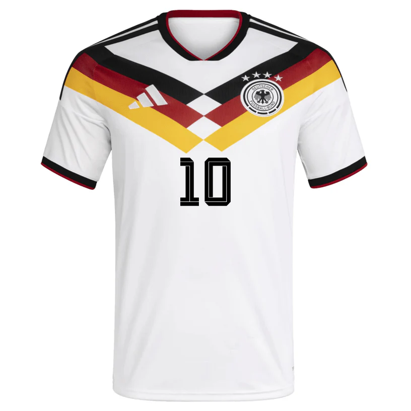 adidas Men's Musiala Germany Home World Cup Jersey 2026 (White/Black) - Image 2