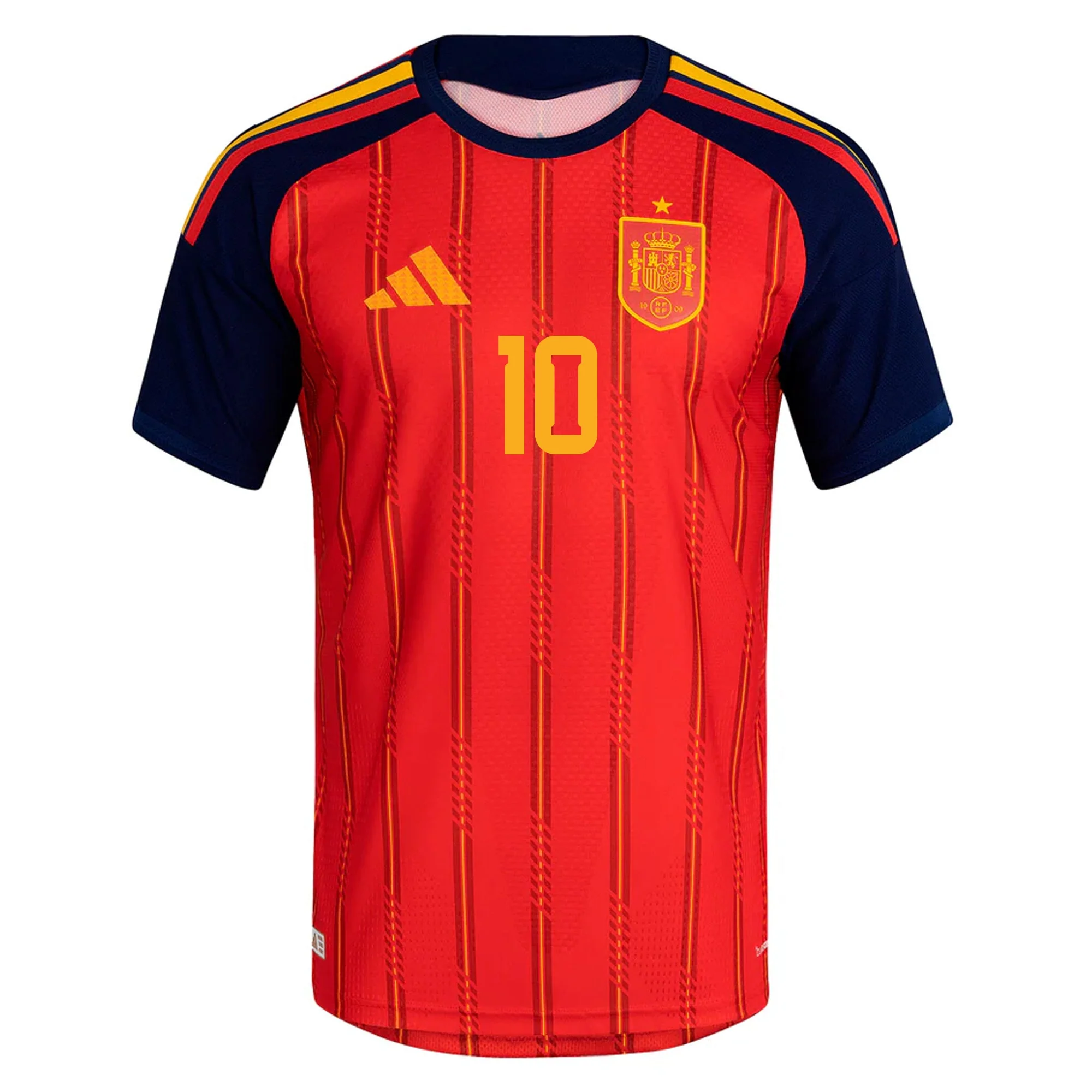 adidas Men's Olmo Spain Authentic World Cup Home Jersey 2026 (Vivid Red) - Image 2