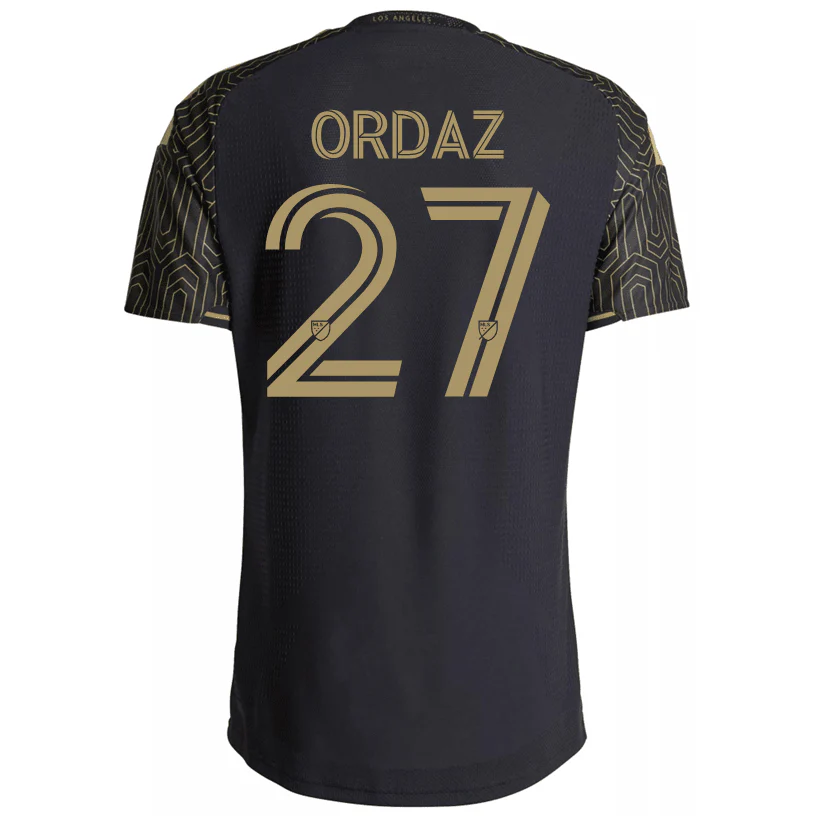 adidas Men's Ordaz LAFC Authentic Match Home Jersey 26/27 (Black/Gold)