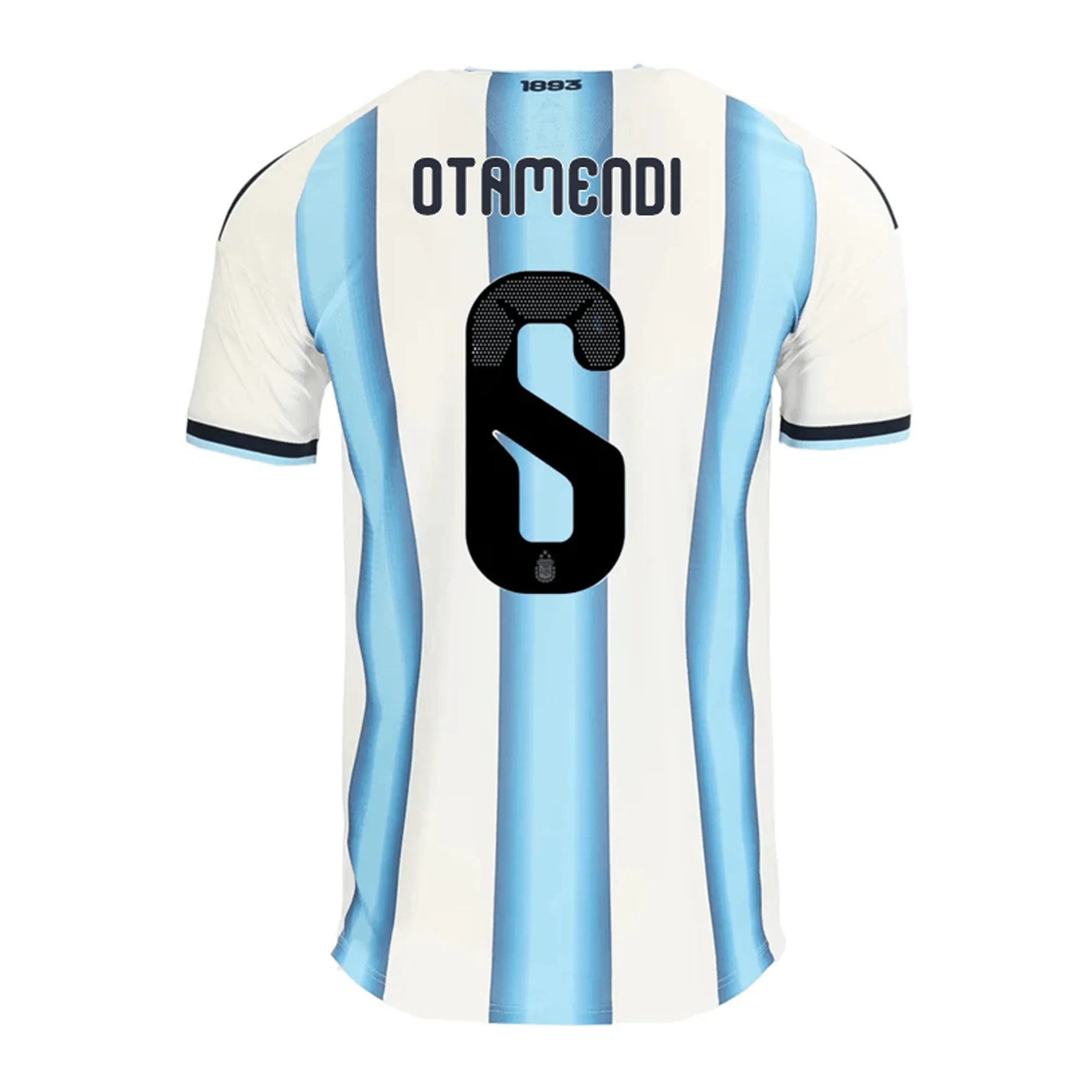 adidas Men's Otamendi Argentina Match Authentic Player 2026 Home Jersey w/ FIFA World Cup 26™ Patch (White/Icy Blue)