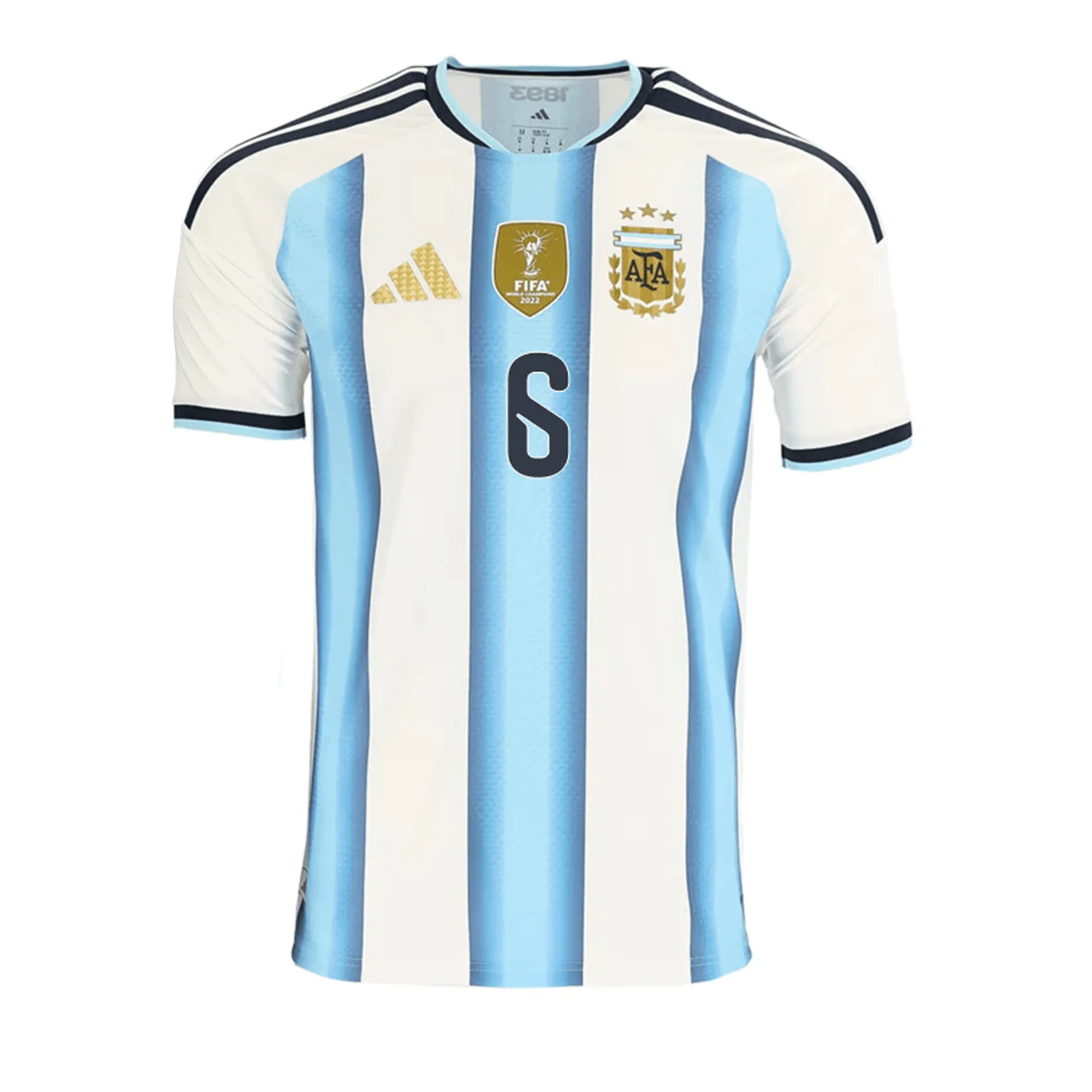 adidas Men's Otamendi Argentina Match Authentic Player 2026 Home Jersey w/ FIFA World Cup 26™ Patch (White/Icy Blue) - Image 2