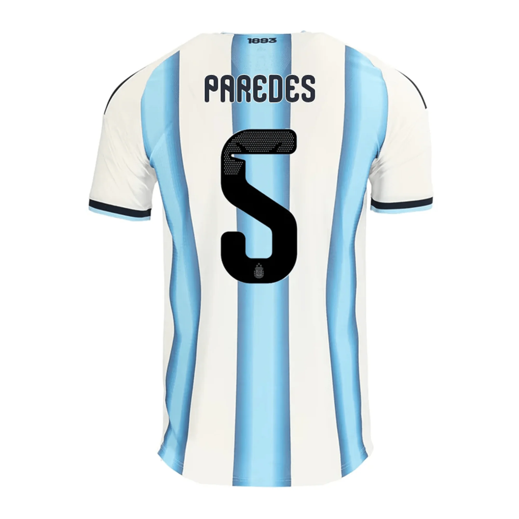 adidas Men's Paredes Argentina Match Authentic Player 2026 Home Jersey (White/Icy Blue)