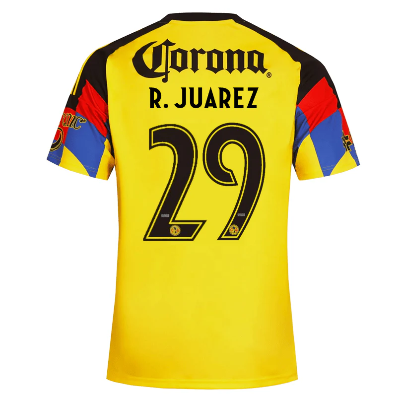 adidas Men's R. Juarez Club America Home Jersey 25/26 (Yellow)
