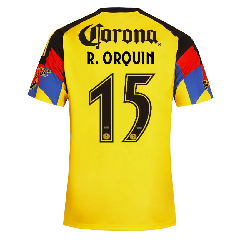 adidas Men's R. Orquin Club America Home Jersey 25/26 (Yellow)
