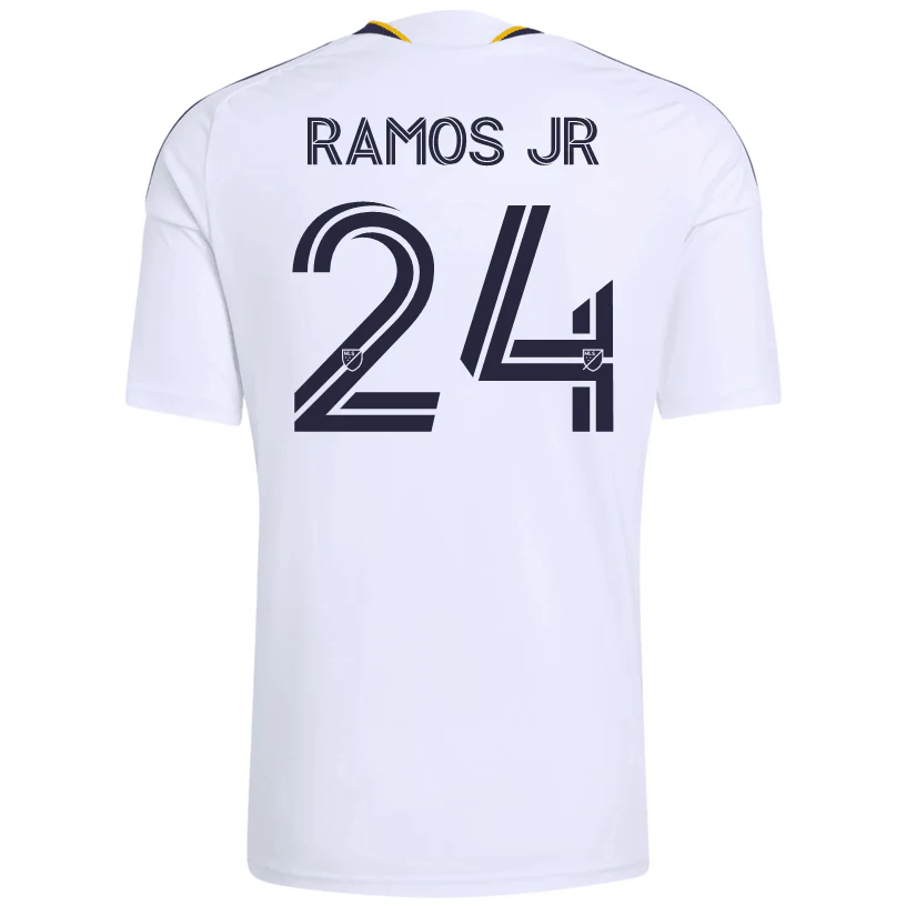 adidas Men's Ramos JR LA Galaxy Home Stadium Jersey 26/27 (White)