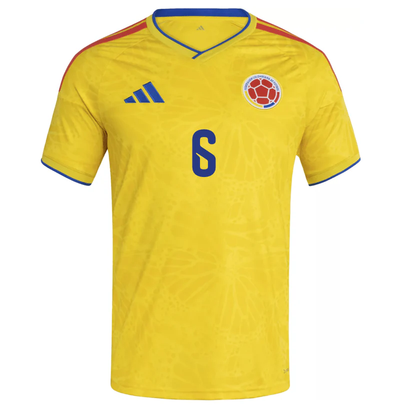 adidas Men's Rios Colombia 2026 Home Jersey (Impact Yellow) - Image 2