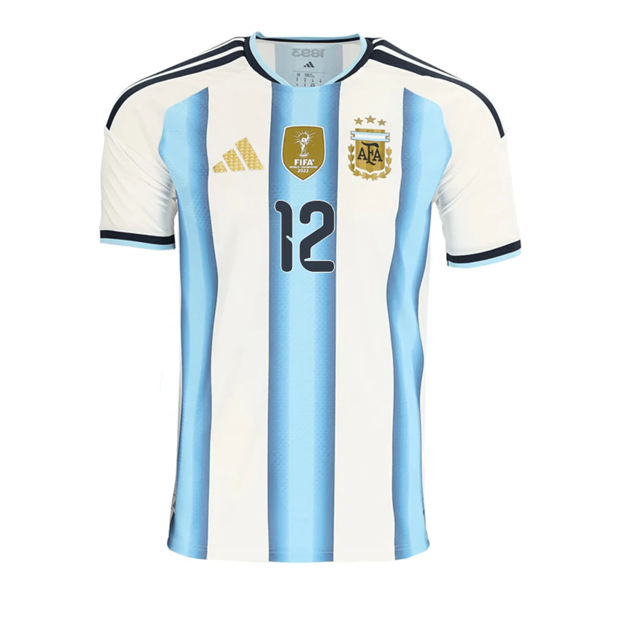adidas Men's Rulli Argentina Match Authentic Player 2026 Home Jersey (White/Icy Blue) - Image 2