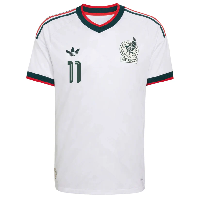 adidas Men's Mexico G. Mora Authentic Match Away Jersey 2026 (White) - Image 2