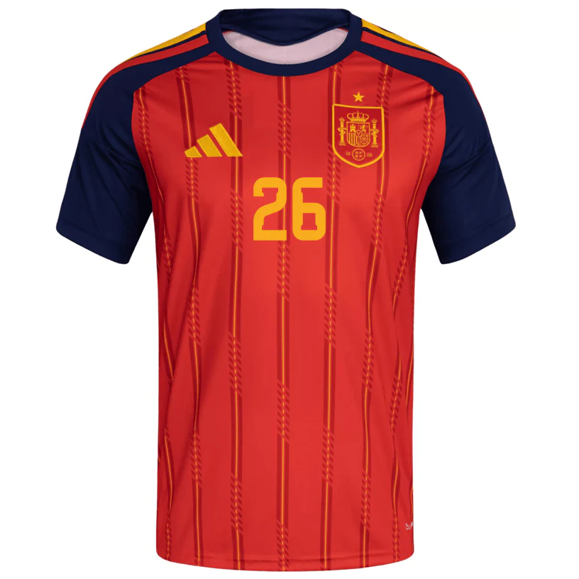 adidas Men's Samu Spain World Cup Home Jersey 2026 (Vivid Red) - Image 2