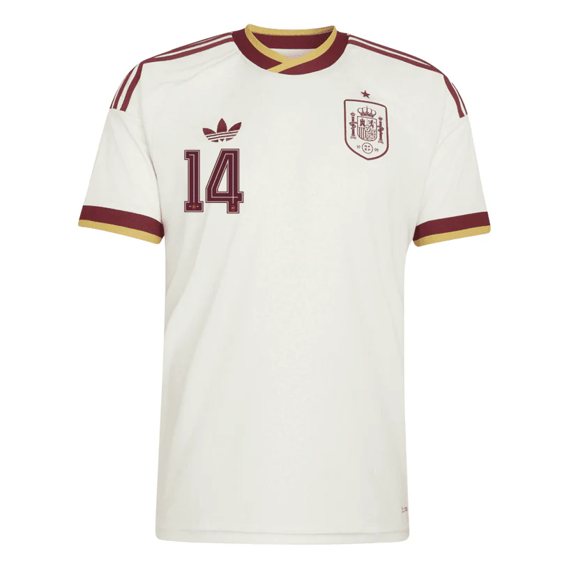 adidas Men's Spain Carvajal Away Stadium Jersey 2026 (White) - Image 2