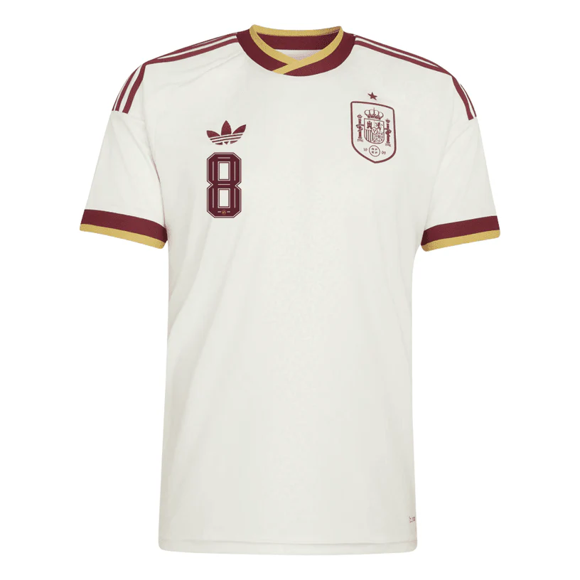 adidas Men's Spain Fabian Away Stadium Jersey 2026 (White) - Image 2