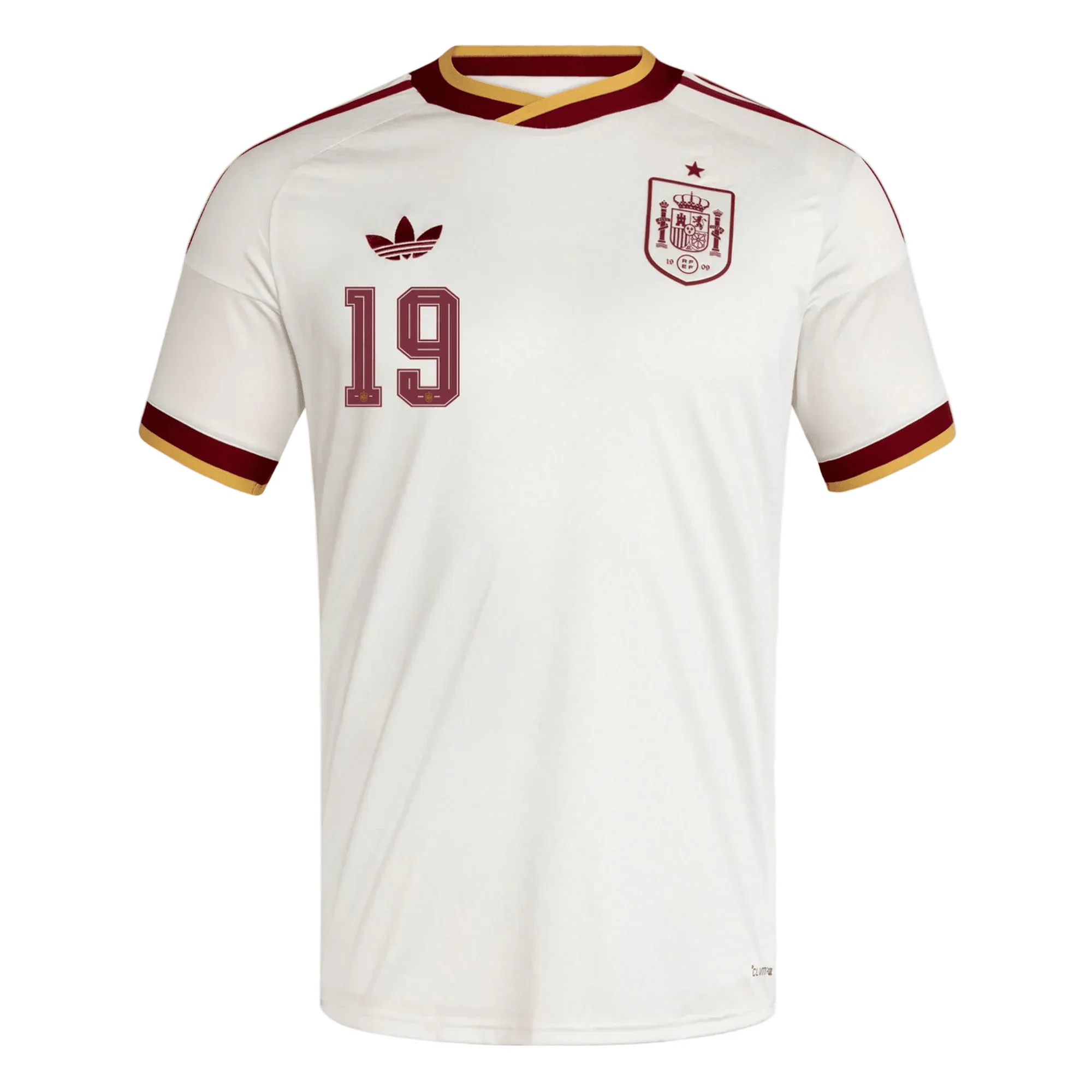 adidas Men's Spain Lamine Yamal Away Stadium Jersey 2026 (White) - Image 2