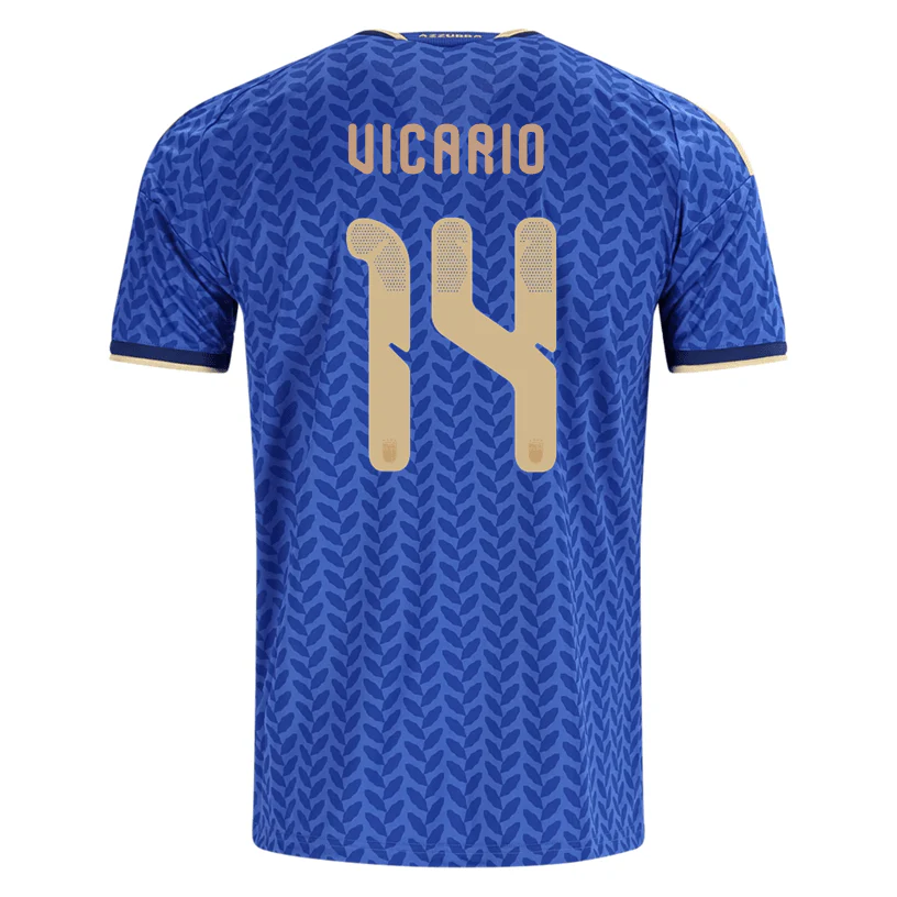 adidas Men's Vicario Italy Home Stadium Jersey 2026 (Bold Blue)