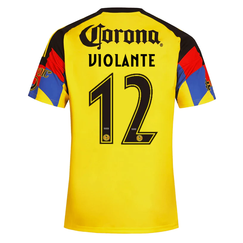 adidas Men's Violante Club America Home Jersey 25/26 (Yellow)