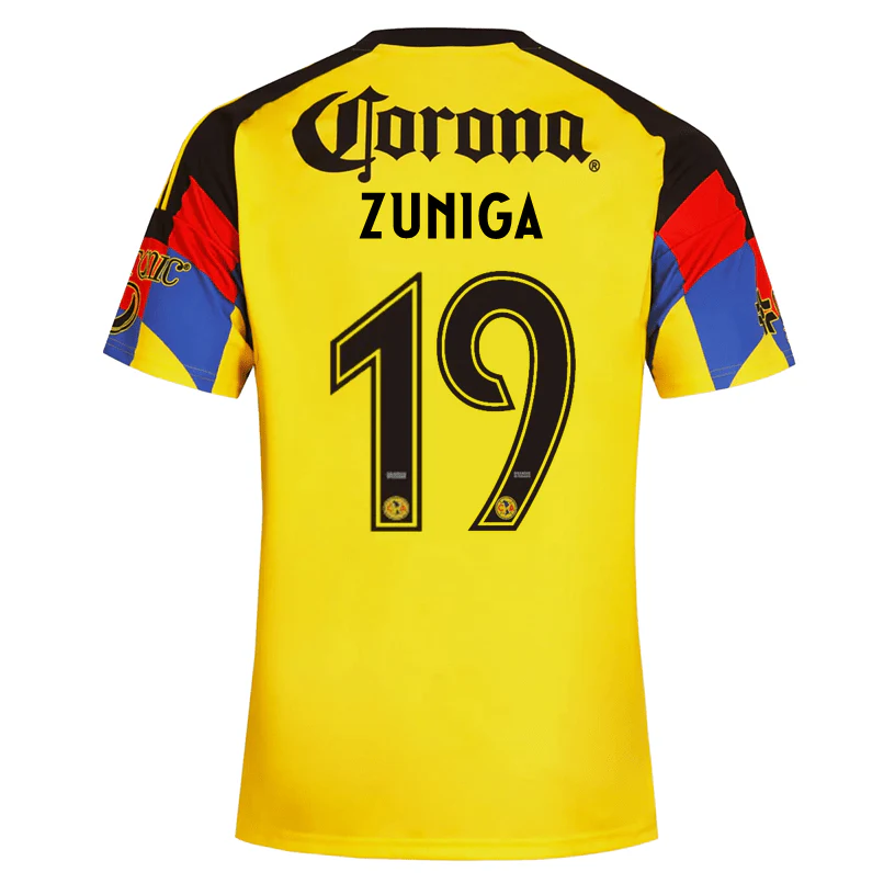 adidas Men's Zuniga Club America Home Jersey 25/26 (Yellow)