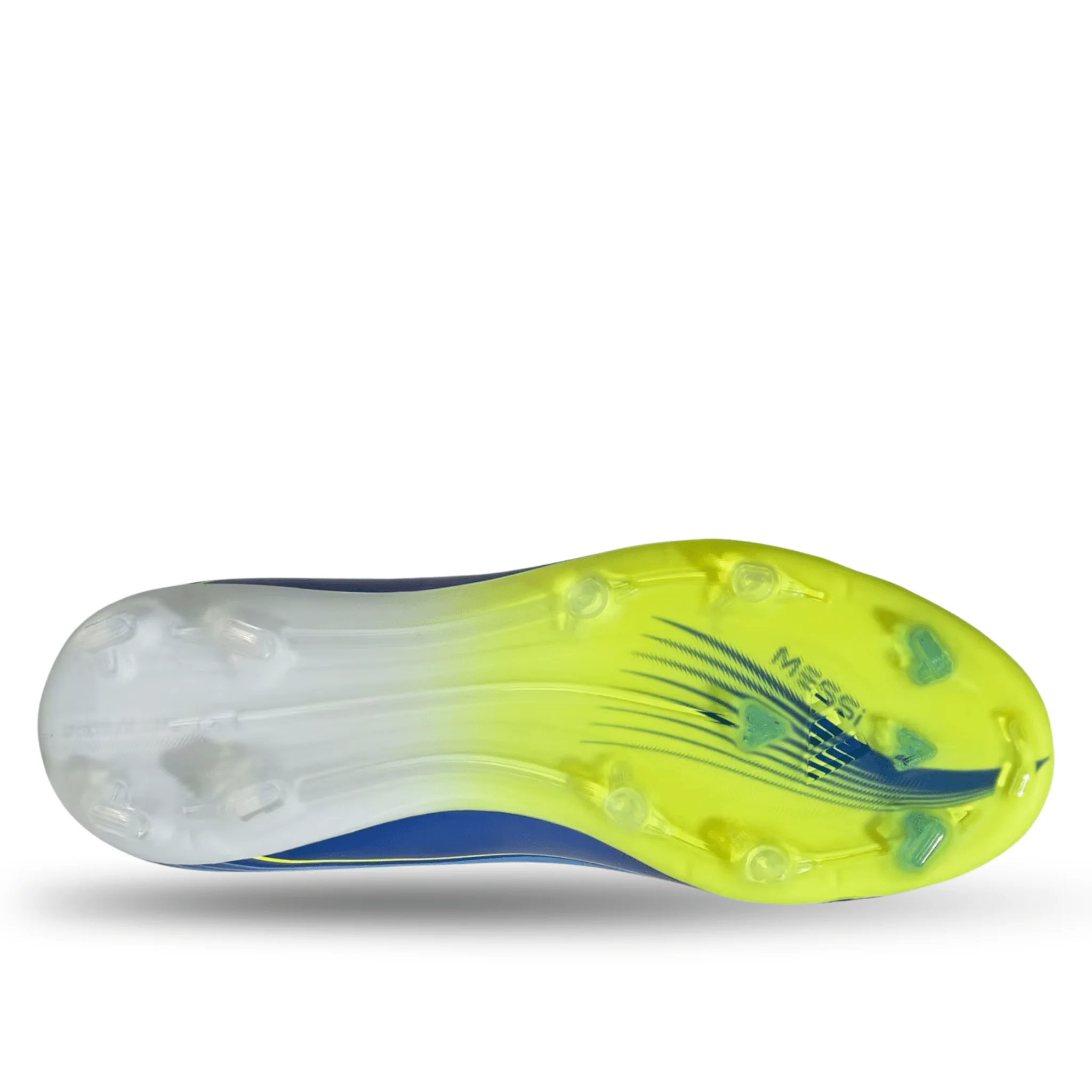 adidas Youth Messi F50 Elite Junior Firm Ground Soccer Cleats (Royal Blue/Solar Yellow) - Image 5