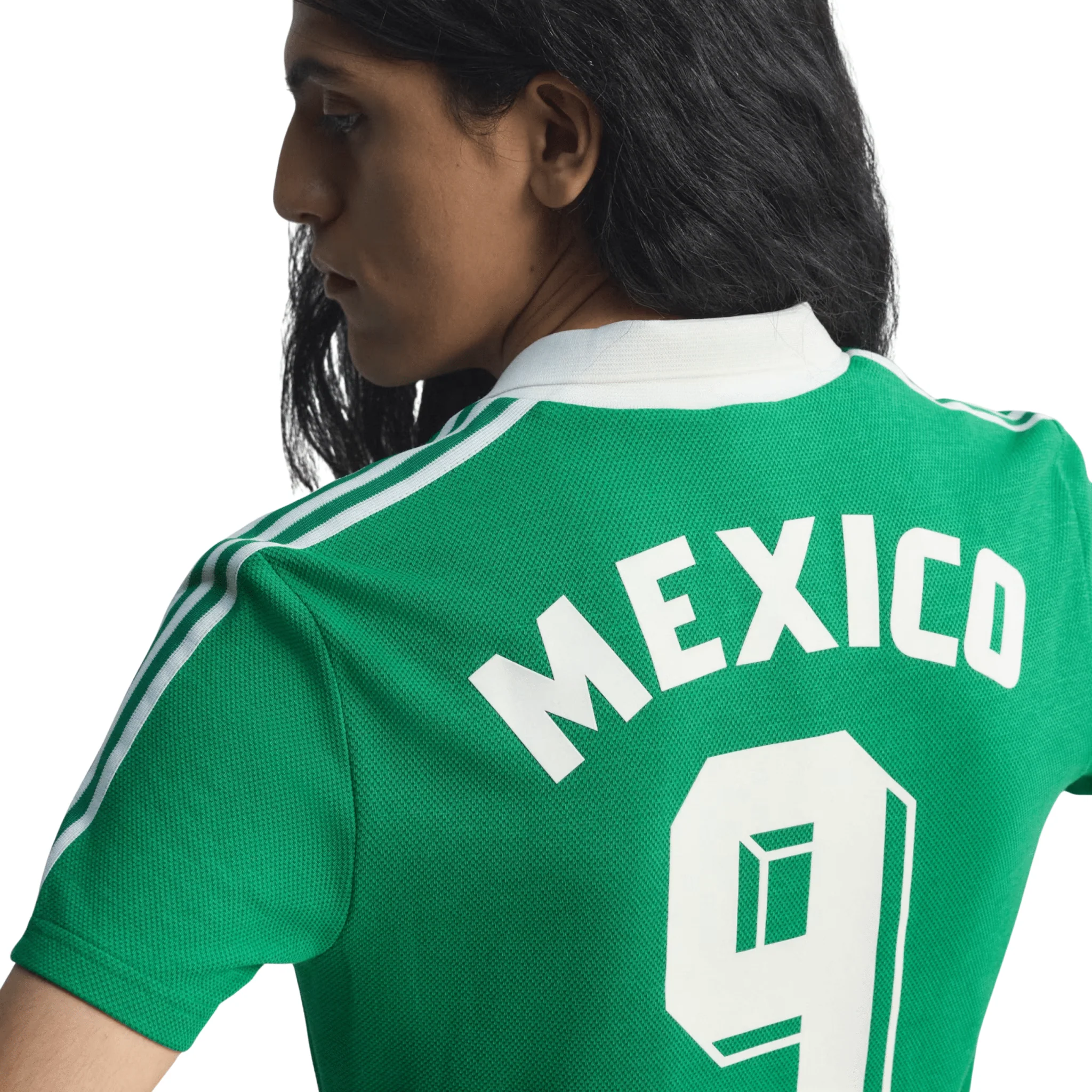 adidas Men's Mexico 86 Retro Football Jersey (Green) - Image 5