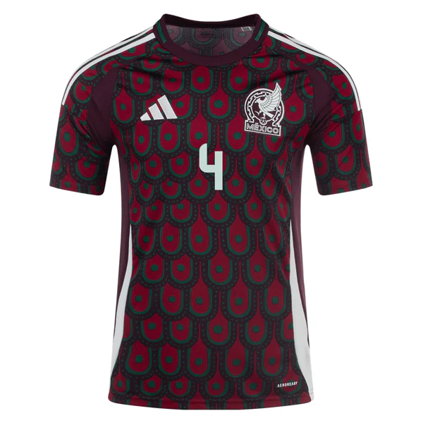Adidas Mens Mexico Edson Álvarez Home Jersey 24/25 (Multicolor) - Image 2