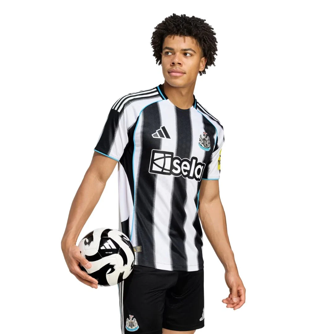 adidas Newcastle United 25/26 Authentic Home Jersey (Black/White) - Image 4