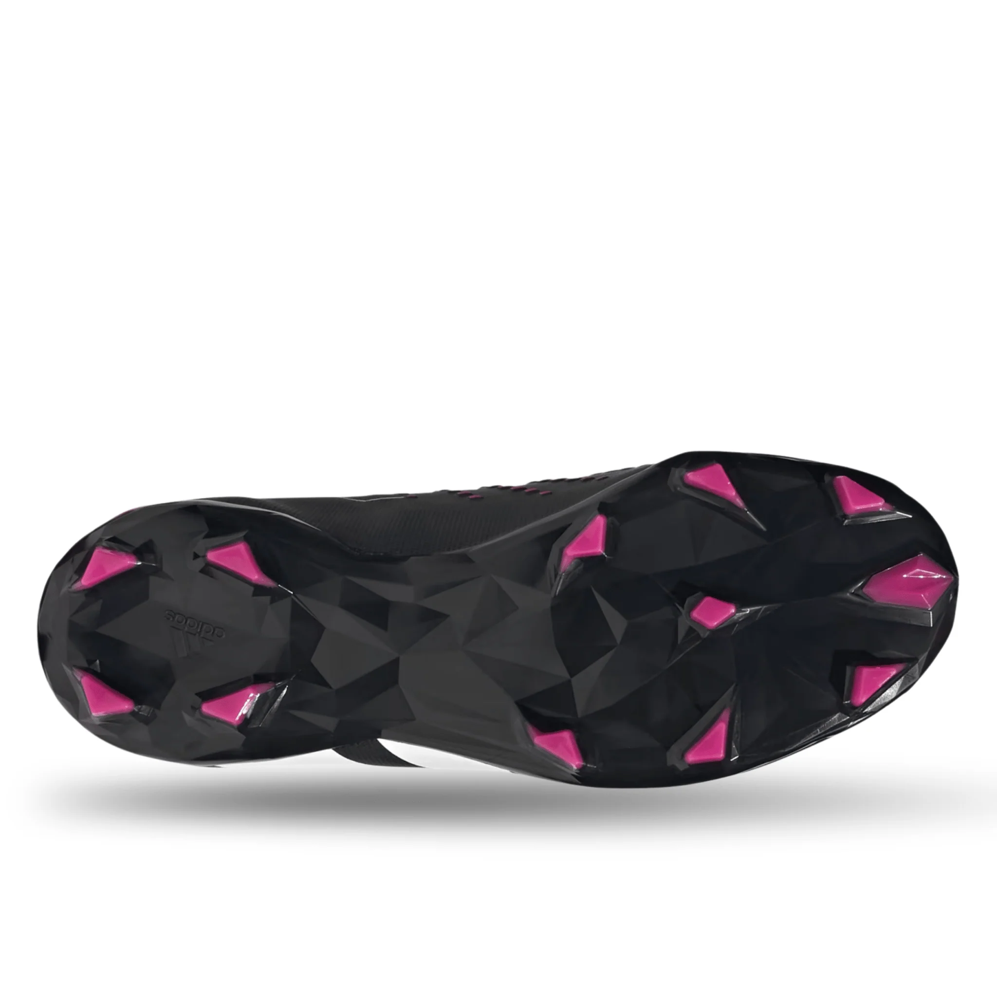 adidas Jr. Predator Accuracy.3 Firm Ground Soccer Cleats (Core Black/Team Shock Pink) - Image 2