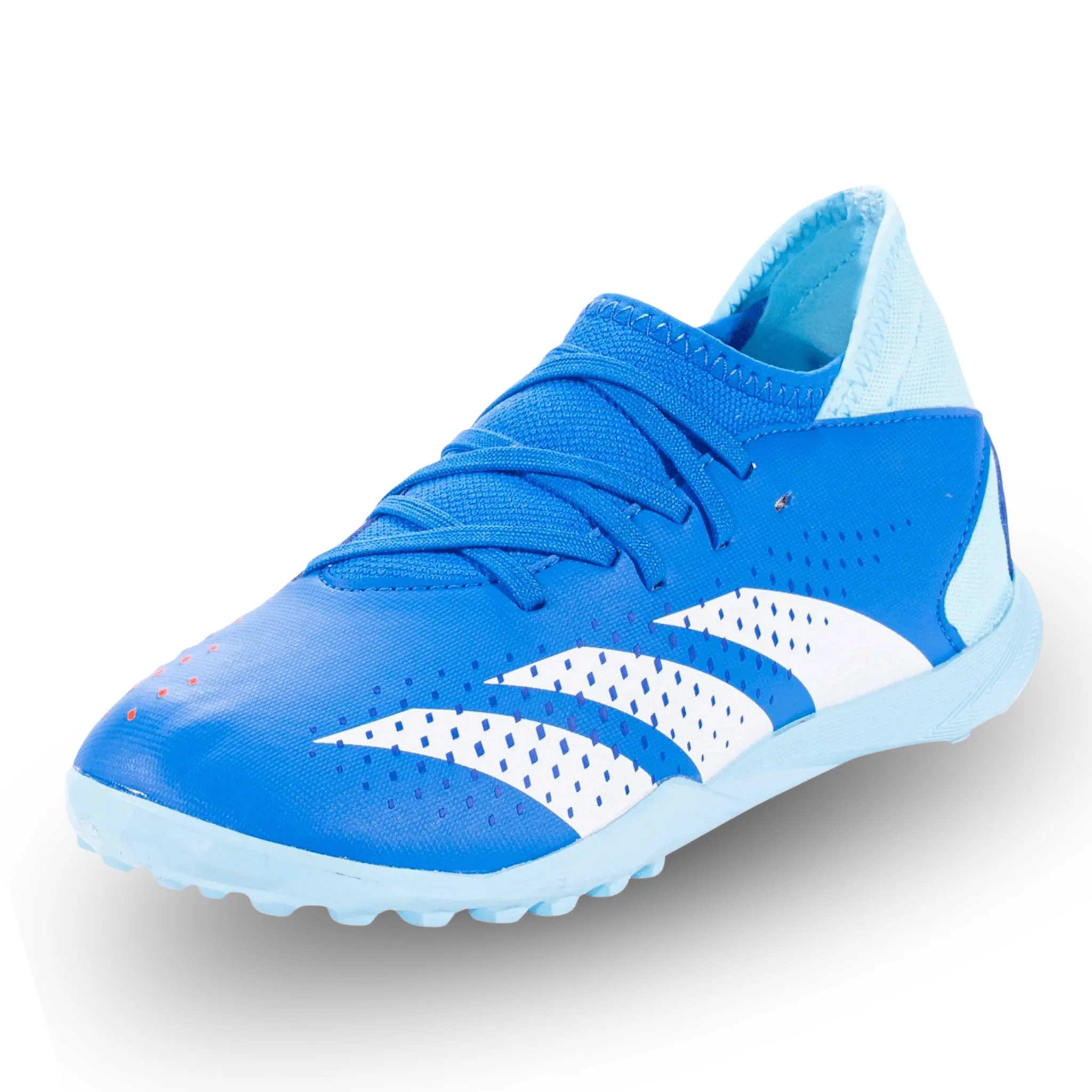 adidas Youth Predator Accuracy.3 Turf Soccer Shoes (Bright Royal/Cloud White/Bliss Blue) - Image 5