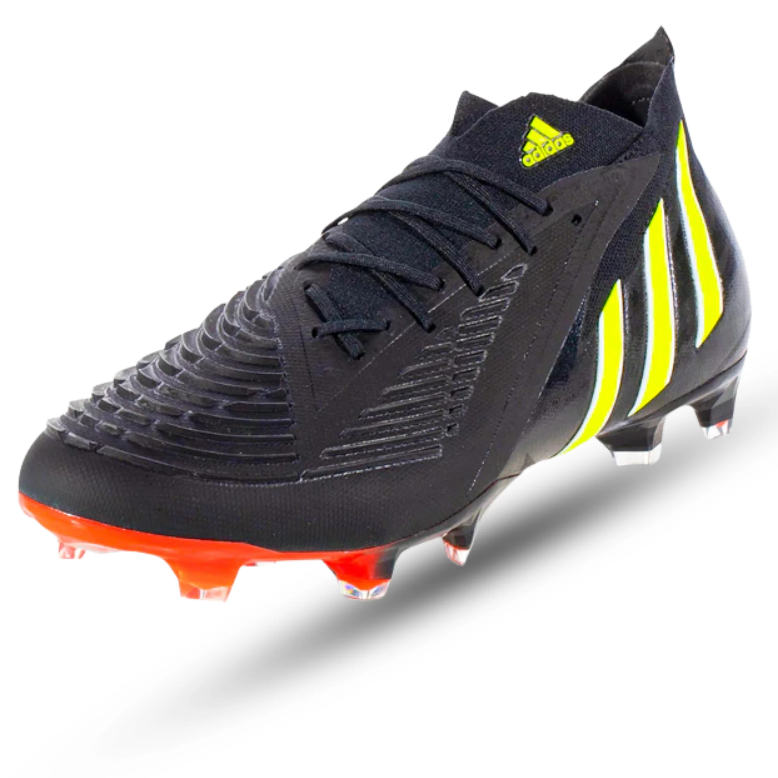 adidas Predator Edge.1 FG (Core Black/Team Solar Yellow/Solar Red) - Image 4